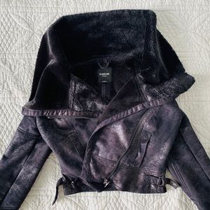 Bebe Vegan Leather Jacket